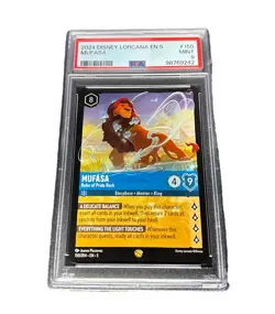 Disney Lorcana Shimmering Skies EN-5 Mufasa Legendary PSA 9 - Image 1