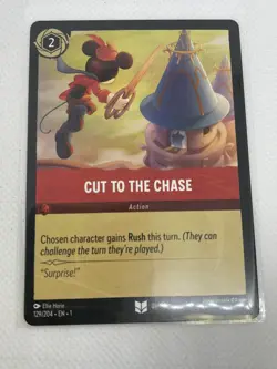 Disney Lorcana TCG: The 1st Chapter Cut To The Chase 129/204 Uncommon NON-FOIL - Image 1
