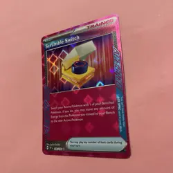 Scramble Switch 186/191 NM Holo Ace Spec Rare Surging Sparks Pokemon Card TCG - Image 3