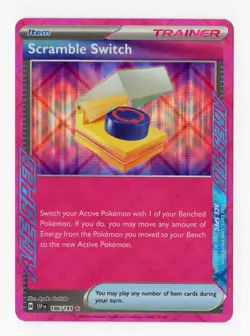 Pokemon TCG Card Scramble Switch 186/191 Ace Spec Trainer Surging Sparks NM - Image 1