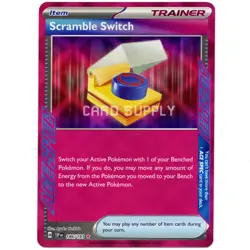 SCRAMBLE SWITCH (ACE SPEC) - SURGING SPARKS 186/191 * POKEMON CARD - Image 1