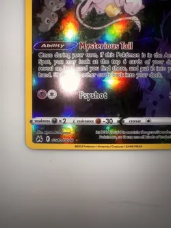 Pokemon Mew TCG Ultra Rare Holo Card Crown Zenith: Galarian Gallery #GG10/GG70 - Image 5