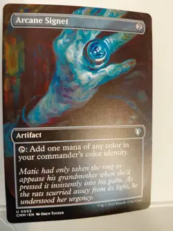 Arcane Signet (Borderless) Commander Masters Regular - Image 1