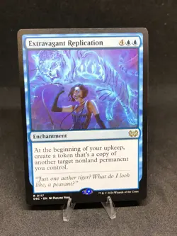 MTG Extravagant Replication 0117 Commander Duskmourn: House of Horror Rare NM - Image 1