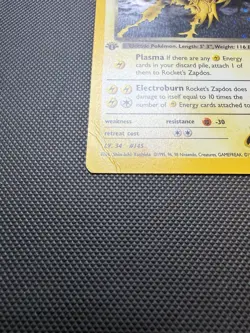 Rocket’s Zapdos 15/132 Gym Challenge 1st Edition Pokemon Card Holo HP - Image 5