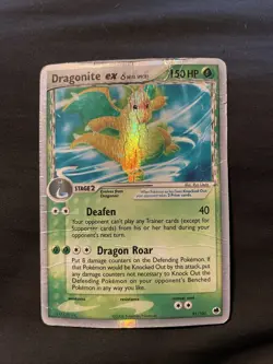 2006 Pokemon EX - Dragon Frontiers Holo ex Dragonite #91 2f4 - Image 1