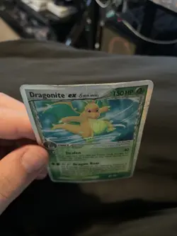 2006 Pokemon EX - Dragon Frontiers Holo ex Dragonite #91 2f4 - Image 4