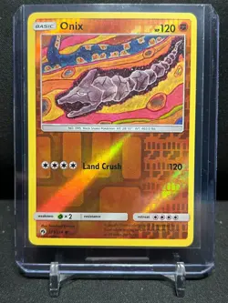 Onix 109/214 Reverse Holo Pokemon 2018 Lost Thunder - LP - Image 1