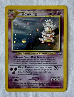 Pokemon TCG Slowking Holo Rare 14/111 Neo Genesis 2000 (NM) - Image 1