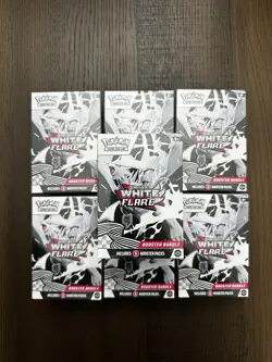 Pokemon TCG Scarlet Violet: White Flare Booster Bundle Lot Of x7 - New Sealed - Image 1