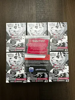 Pokemon TCG Scarlet Violet: White Flare Booster Bundle Lot Of x7 - New Sealed - Image 2