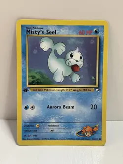 Pokemon WOTC TCG VTG Misty's Seel 088/132 Gym Heroes Regular LP - Image 1
