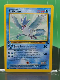 Articuno 17/62 1st Edition Fossil Set Non Holo Rare 1999 English Pokemon WoTC - Image 3