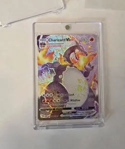 2021 Pokemon Charizard VMAX SV107/SV122 Shining Fates HOLO - Image 1