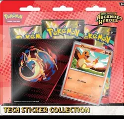 Mega Evolution Ascended Heroes Tech Sticker - Charmander/Charizard - Pokemon TCG - Image 1