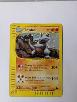 Pokemon TCG Rhydon Holo Rare Skyridge H27/H32 HP - Image 1