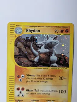 Pokemon TCG Rhydon Holo Rare Skyridge H27/H32 HP - Image 3