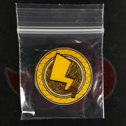 1x Pokemon Metal PIKACHU Coin PROMO Premium Trainer's XY Collection Box 2017 - Image 2