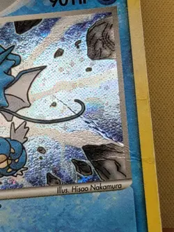 Pokemon TCG Gyarados Holo Rare EX Deoxys 8/107 MP-HP Damaged - Image 2