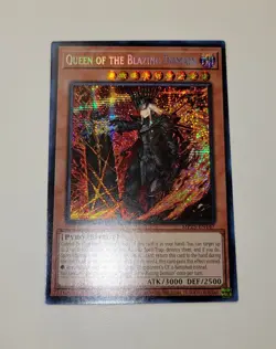 Yugioh! Queen of the Blazing Domain MP25-EN147 Prismatic Secret Rare miscut - Image 2