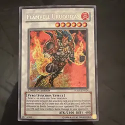 Flamvell Uruquizas HA01-EN024 YuGiOh Hidden Arsenal Limited Edition Secret Rare - Image 1