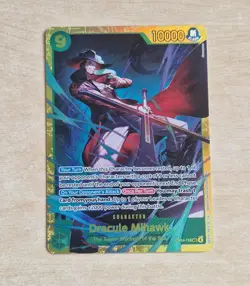 Dracule Mihawk OP14-119 SEC - English One Piece Card - The Azure Sea's Seven - Image 1