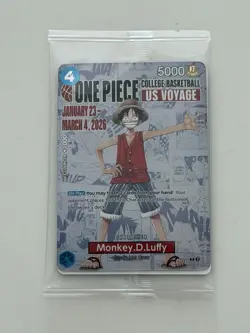 Monkey D. Luffy (US Voyage Promo P-055) One Piece CCG Bandai Character Card - Image 1