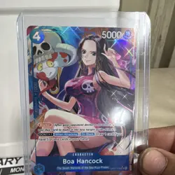 Namco Boa Hancock OP01-078 Romance Dawn Super Rare Foil Character 5000 Blocker - Image 1