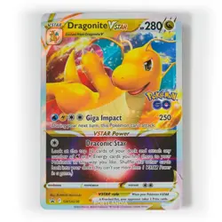Pokemon - Dragonite VSTAR - SWSH236 - Pokemon GO - Black Star Promo Card - Image 1