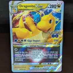 Dragonite VSTAR SWSH236 NM Black Star Promo Holo Pokemon Card 236 go star power - Image 1