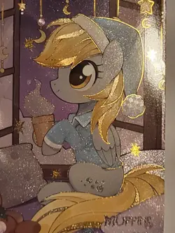 Kayou My little Pony CCG Card HY10-UR-011 Derpy Hooves Muffins Pajamas Mint - Image 2