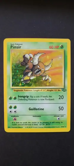 Pinser Holo Rare Pokemon 1999 WOTC Jungle Set Vintage Pokemon Card - Image 1