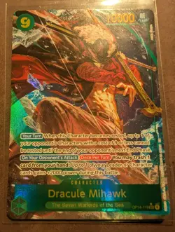 Dracule Mihawk OP14-119 Alternate Art Character Card One Piece - Image 1