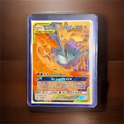 Pokemon Moltres & Zapdos & Articuno GX TAG TEAM Holo Card 44/68 2019 - Image 1