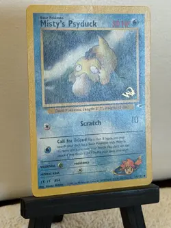 Misty's Psyduck W Stamp 54/132 Wotc Promo Pokemon Card - Image 2