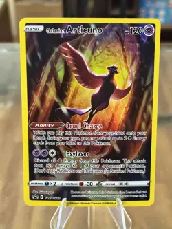 Galarian Articuno SWSH282 Black Star Promo Holo Full Art Pokemon Card Free Ship! - Image 1