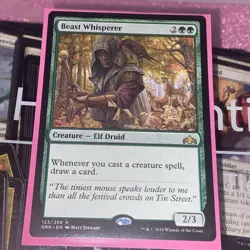 Beast Whisperer Guilds of Ravnica Rare Card NM Condition - Image 1