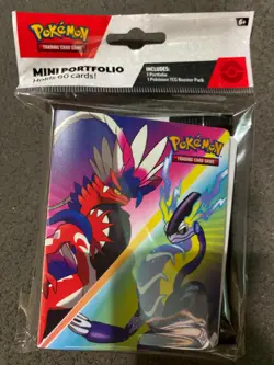 (2) Pokemon Cards- Scarlet & Violet MINI Album Portfolio with Booster - new - Image 1