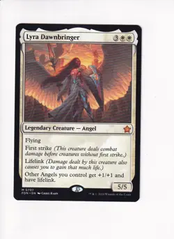 MAGIC THE GATHERING MTG FOUNDATIONS LYRA DAWNBRINGER (#1) (LETD) - Image 1