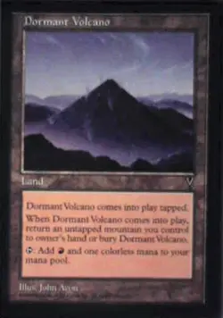Dormant Volcano - Visions: #161, Magic: The Gathering Nm R208 - Image 1