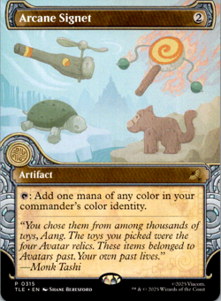 Arcane Signet (Showcase) #315 || MTG - Avatar: The Last Airbender || 2025 - Image 1