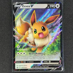 Eevee V - SWSH065 - Holo - Black Star Promo - Pokemon Card - NM/M - Image 1
