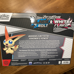 Pokemon TCG Black Bolt & White Flare Unova Victini Illustration Collection Box - Image 2