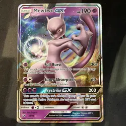 Mewtwo GX 39/73 Shining Legends Set Ultra Rare Pokemon Card Psychic Type - Image 1