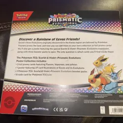 Pokemon TCG Scarlet & Violet Prismatic Evolutions Poster Collection New / Sealed - Image 2