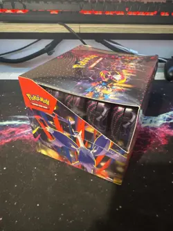 Pokemon TCG Mega Heroes Mini Tin Display Case (10 Tins) Sealed - Image 1