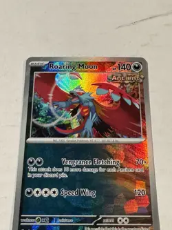 Roaring Moon - 065/131 Prismatic Evolutions MASTER BALL Holo Pokemon - NM/MINT - Image 4