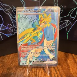 Pokemon TCG - Hop's Zacian ex 176/159 Journey Together Ultra Rare Full Art Holo - Image 1