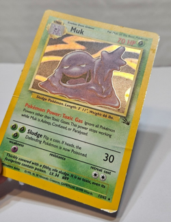 Muk 13/62 Holo Rare Unlimited Fossil Pokemon 852 - Image 3