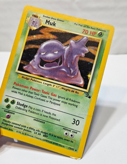 Muk 13/62 Holo Rare Unlimited Fossil Pokemon 852 - Image 4